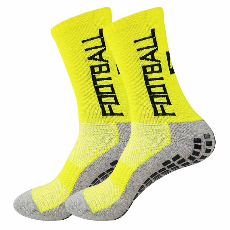 Mens Anti Slip Voetbal Sokken Mid Kalf Non Slip Voetbal Fietsen Sport Sokken: s