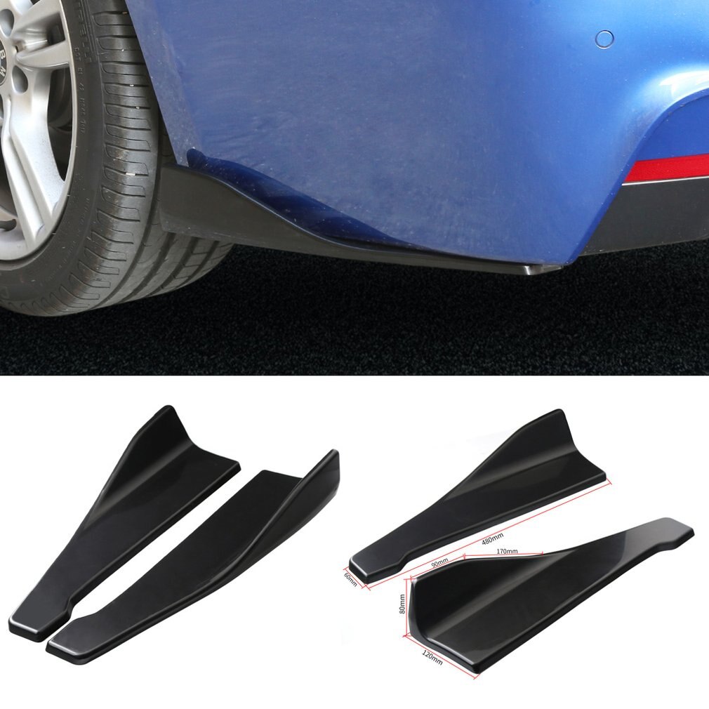 Car Rear Bumper Lip Diffuser ABS Plastic Car-Styling Rear Bumper Lip Diffuser Modified Accessories