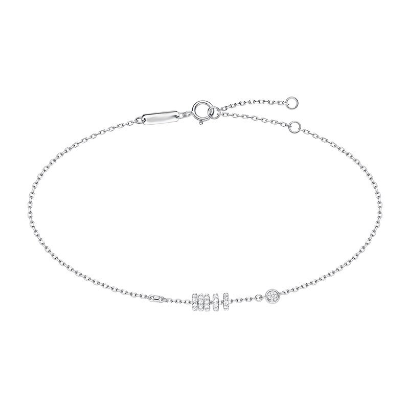 925 Sterling Zilveren Enkelband Infinity Boho - Waterdicht Zomer Strand Enkelbandje Voor Vrouwen