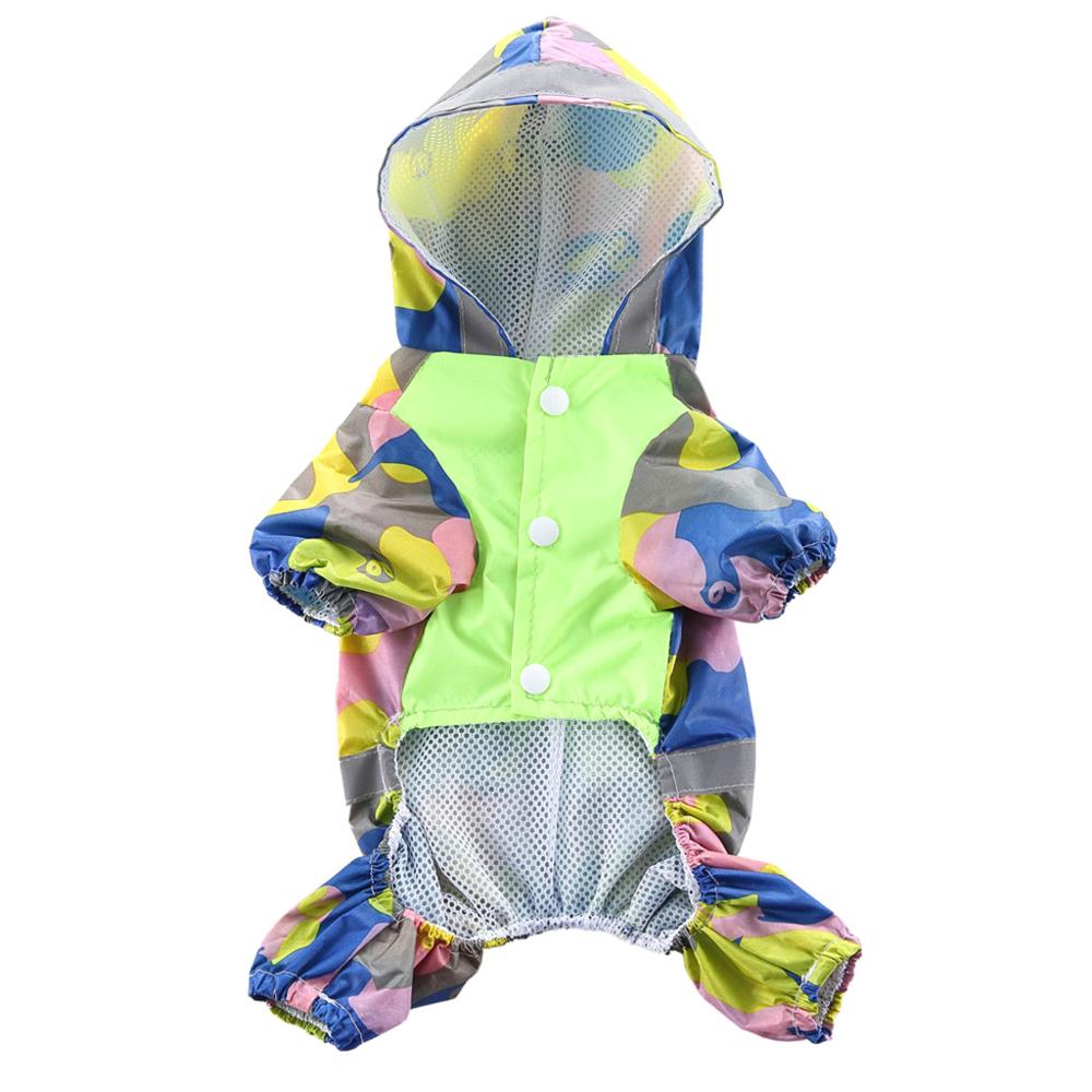 Summer Dog Rain Coats Waterproof Clothes Jacket Dog Jumpsuit Cute Pets Raincoat for Dog Small Large Raincoat Clothing Puppy Coat: XL