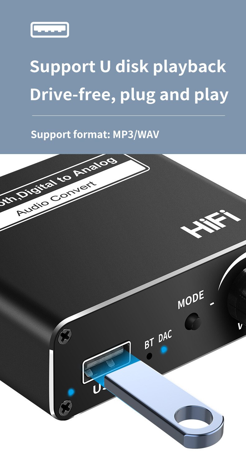 ZF-169S Bluetooth 5.0 Audio-ontvangerzender – Plug & Play Voor Tv, Pc, Auto, Met 3.5 Mm AUX