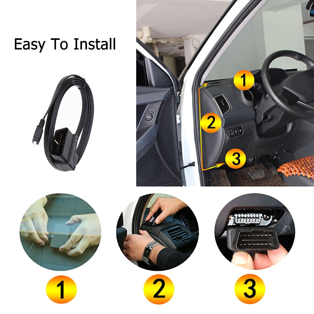 Universal HUD Speed Digital Projector OBD Driving Computer KM/h MPH Overspeed Warning Windshield Projector Alarm System