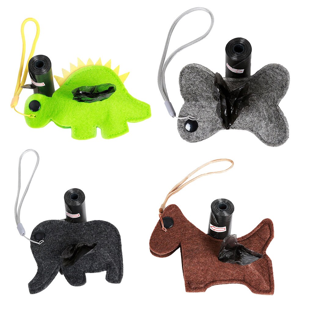 Pets Dog Poop Waste Dispenser Box Poop Removal Disposal Bags Holder Dog Supplies