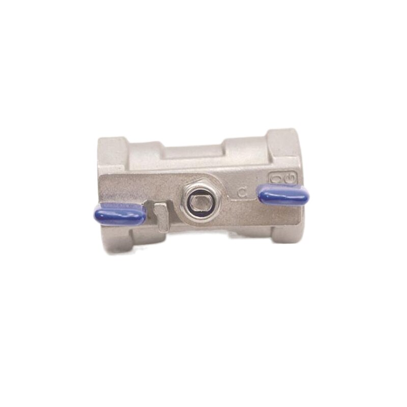 Butterfly Handle 1/4'' - 1'' BSP Female Thread 304 Stainless Steel Ball Valves SS304 Threaded 1Pc Type 2 Ways Valve