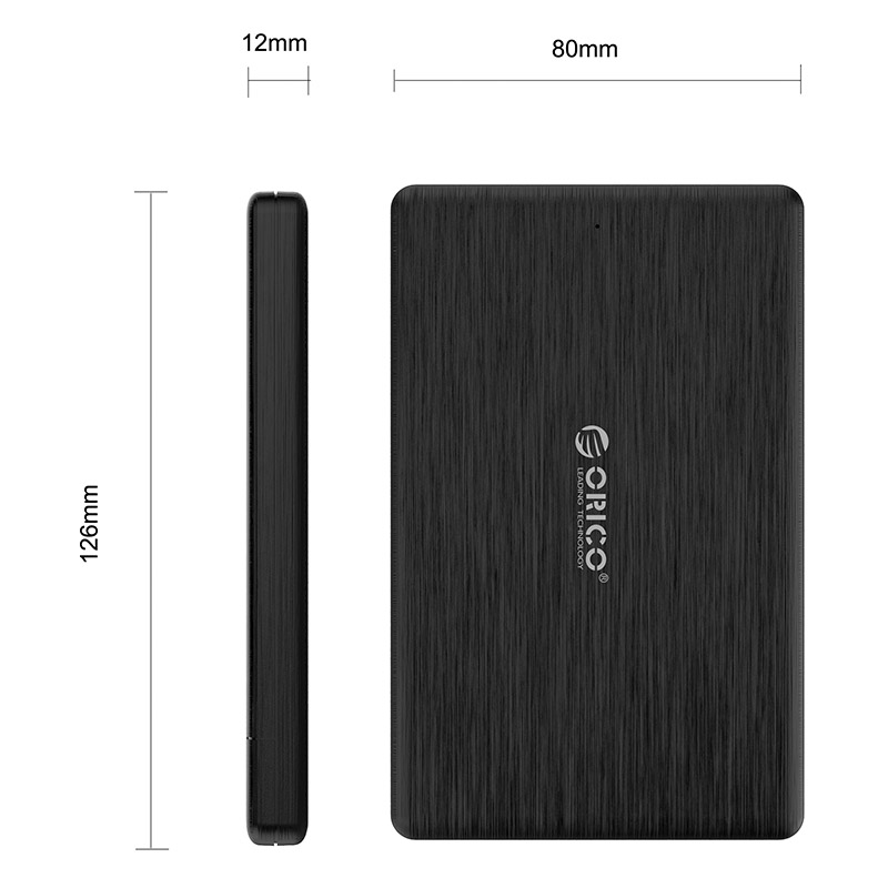 Orico 2.5 ''USB3.0 Ssd Case Type C USB3.1 Gen2 Externe Harde Schijf Schijf Behuizing High-Speed Case Voor 7 Mm Ondersteuning Uasp Sata Iii