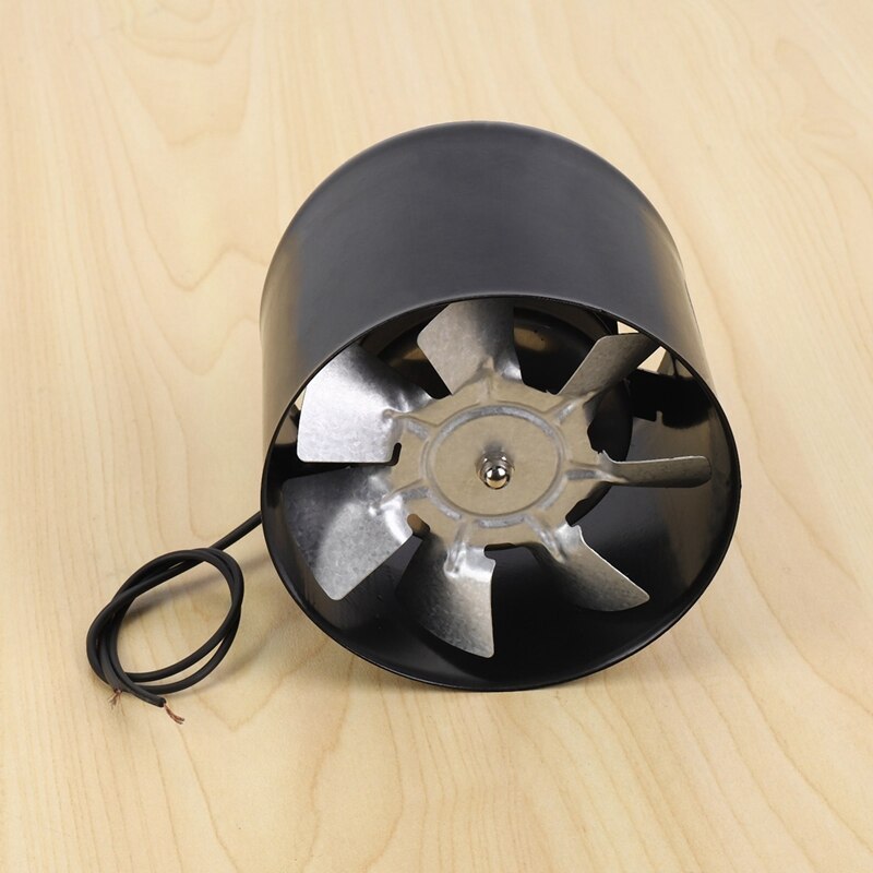 4X 4 Inch Inline Duct Fan Air Ventilator Metal Pipe Ventilation Exhaust Fan Mini Extractor Bathroom Wall Fan Duct Fan
