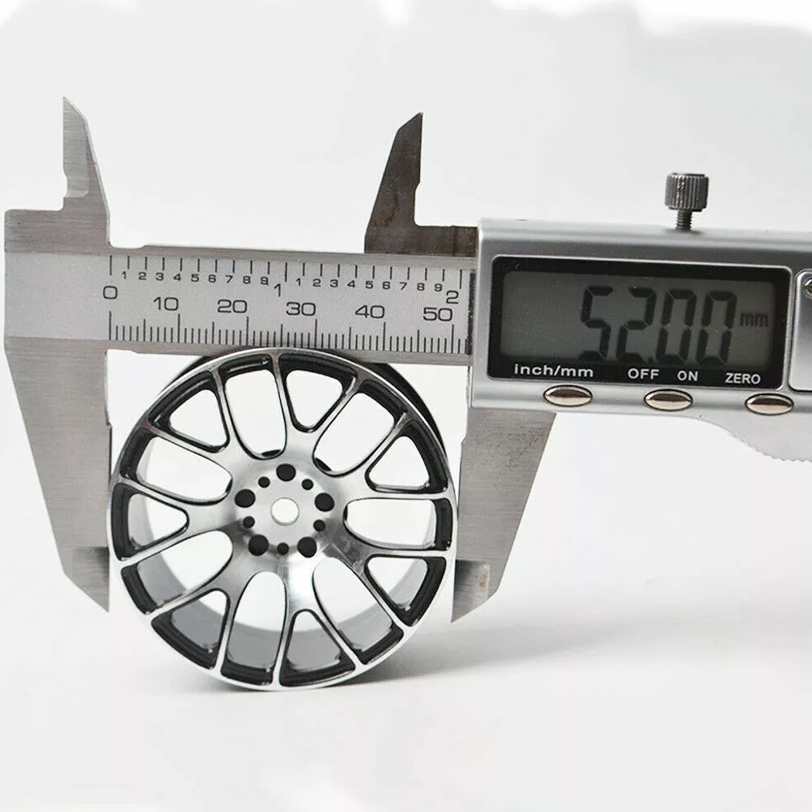 1/10 4 STKS Aluminium RC Wielen & Banden Set met Lichtmetalen Velgen - Lichtgewicht Prestaties Upgrade onderdelen voor On-Road Toerwagens