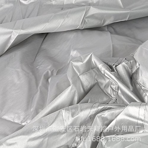 Universal cubiertas para coche entero hielo de nieve polvo sol sombra ultravioleta cubierta de plata clara tamaño L-XL Auto caso Protector de exterior cubierta DFDF