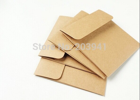 Sobres de papel Kraft Vintage, bolsa de CD de disco óptico, bolsa de DVD, bolsa de , sobre artesanal, 50 unids/lote