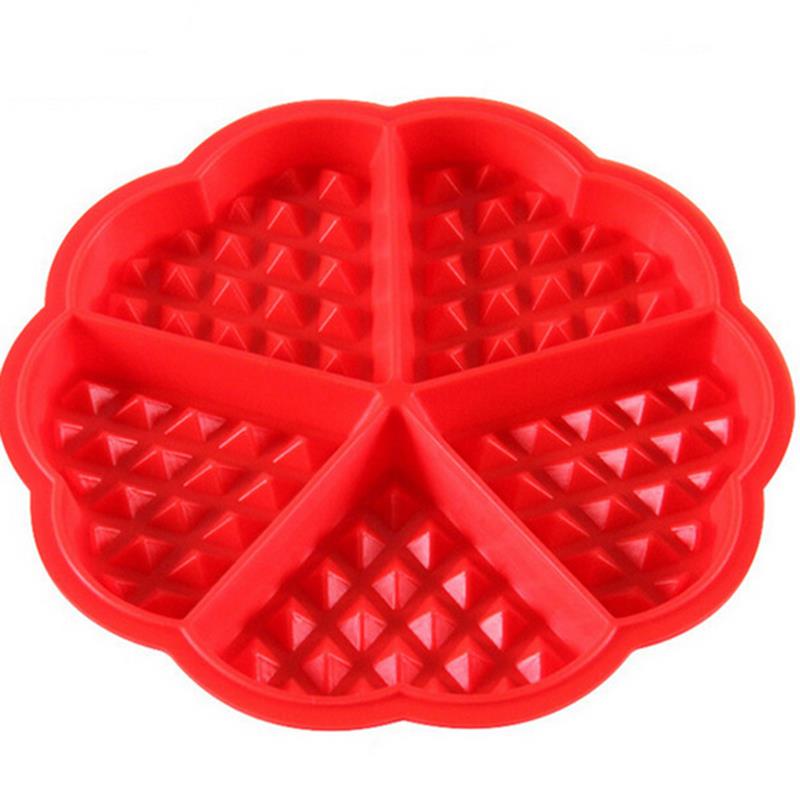 Siliconen ronde wafels pannenkoek bakvorm bakvorm keukengereedschap hartvorm