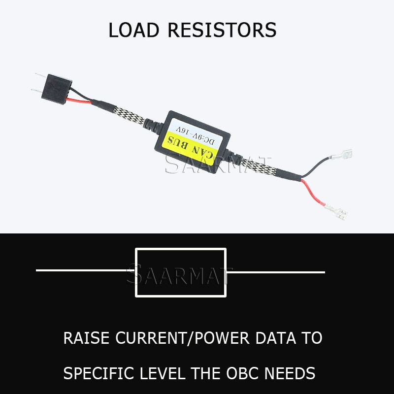 2 Pcs H3 H7 LED Decoder Adapter Anti Hyper Blink Flash Fehler Stornieren Canbus Scheinwerfer H4 HB2