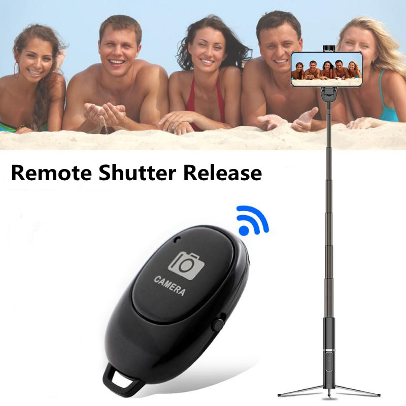 Mini pulsante telecomando Bluetooth Controller Wireless autoscatto fotocamera Stick rilascio otturatore telefono Selfie per ios / Android