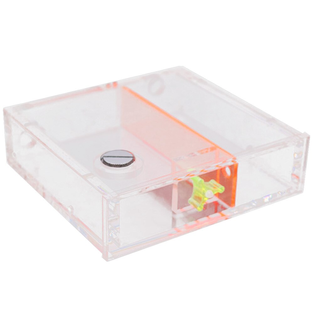 Bloc de cd-rom liquide pour accessoires pc réservoir de refroidissement par eau acrylique transparent réservoir de radiateur à lecteur unique ordinateur de bureau