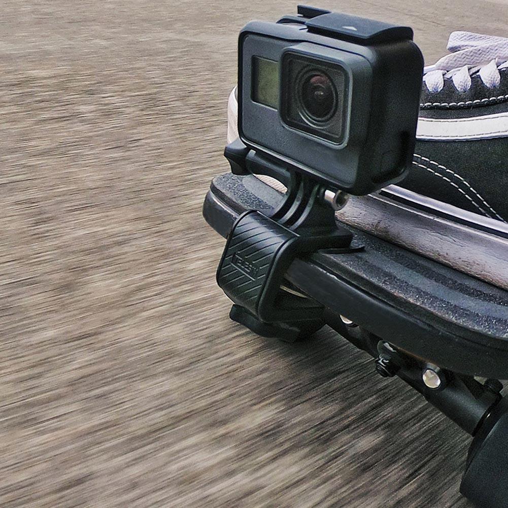 Support de fixation rotatif pour guidon de moto, Skateboard, vélo, caméra d&#39;action GoPro Hero