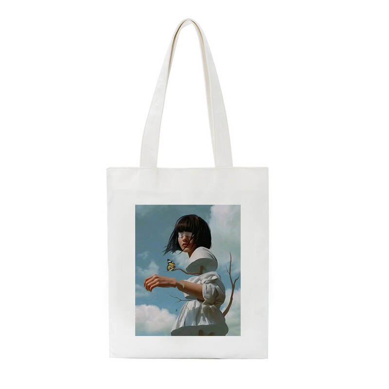 Vintage Harajuku Grote Capaciteit Canvas Vrouwen Casual Mode Academy Punk Ins Plezier Ulzzang Art Chic Schoudertassen: 3