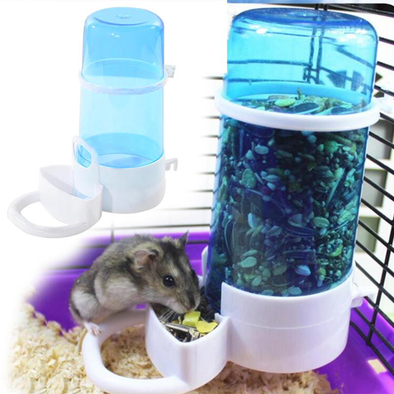 Voerbak voor huisdieren, drinkbak voor huisdieren, automatische dispenser voor klein dier, voer voor hamster, egel, konijn, drinkbak voor huisdieren