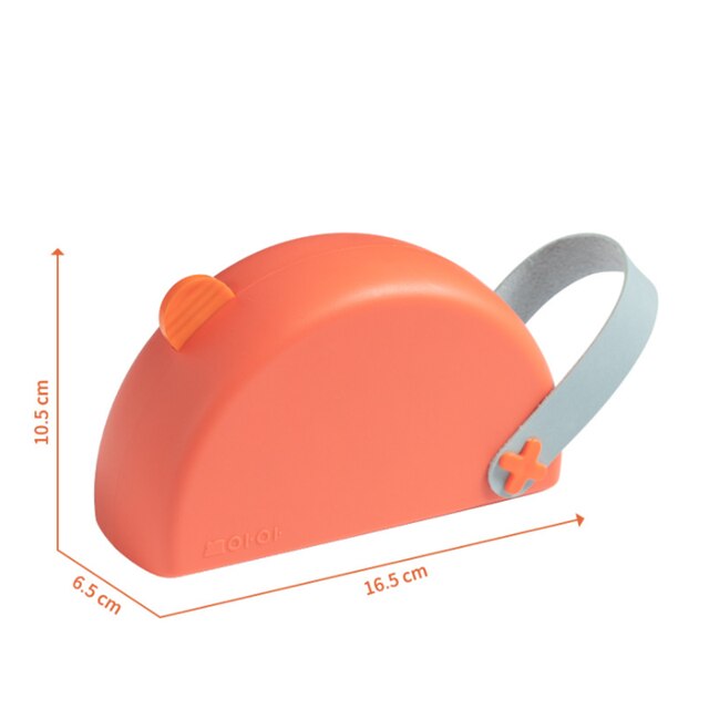 1 Set Portable Huishoudelijke Naaien Kit Doos Diy Borduurwerk Handwerk Tool Naalden Draad Schaar Magnetische Naald Doos Thuis Leveringen: orange