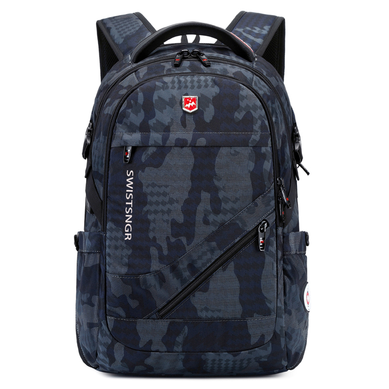 Neuer wasserdichter Herren-Rucksack für 17-Zoll-Laptops, USB-Ladetaschen, Damen-Reiserucksack für Flugzeuge, Jahrgang-Schultasche, Mochila