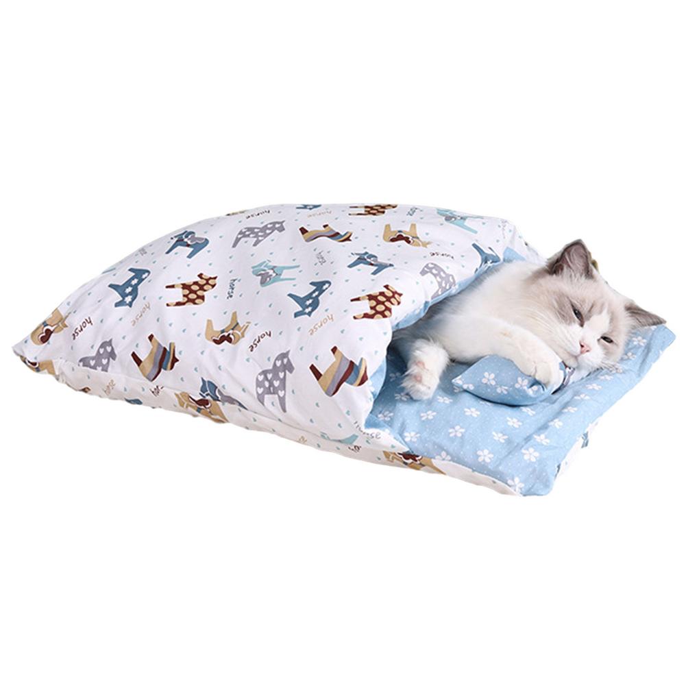 Cat Sleeping Bag Washable Comfortable Winter Pet Bed: 01