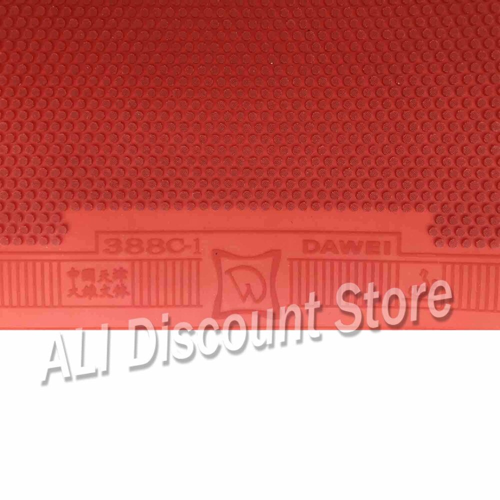 Dawei 388C-1 Buona per Dritto-Attacco Medio Pips-Out Table Tennis PingPong di Gomma Con La Spugna