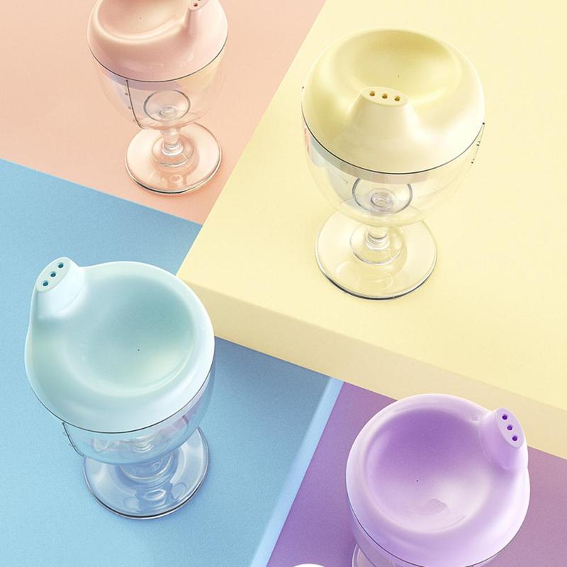 Baby Plastic Beker, Kinderen Wijn Glas, Sap Cup, Te Leren Melk Cup, Cup, drinken Kinderen O7E0