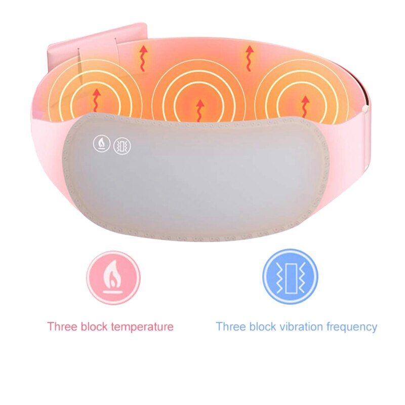 Warming Belt Heating Pad Therapy Menstrual Cramp Relief Period Pain, Adjustable Temperature (Vibration Massage)