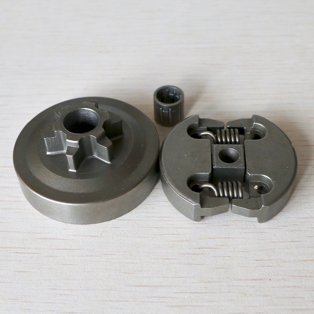 Tambour d'embrayage et roulement à aiguilles adapté à la tronçonneuse chinoise 2500 25CC