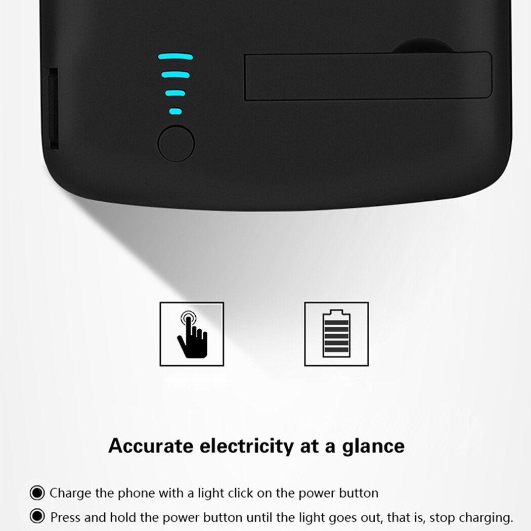 Nota 10 cassa di Batteria Per Samsung Galaxy Note 10 Più La Batteria di Caso Del Caricabatteria Ricaricabile USB Esteso Protezione Della Copertura Della Staffa