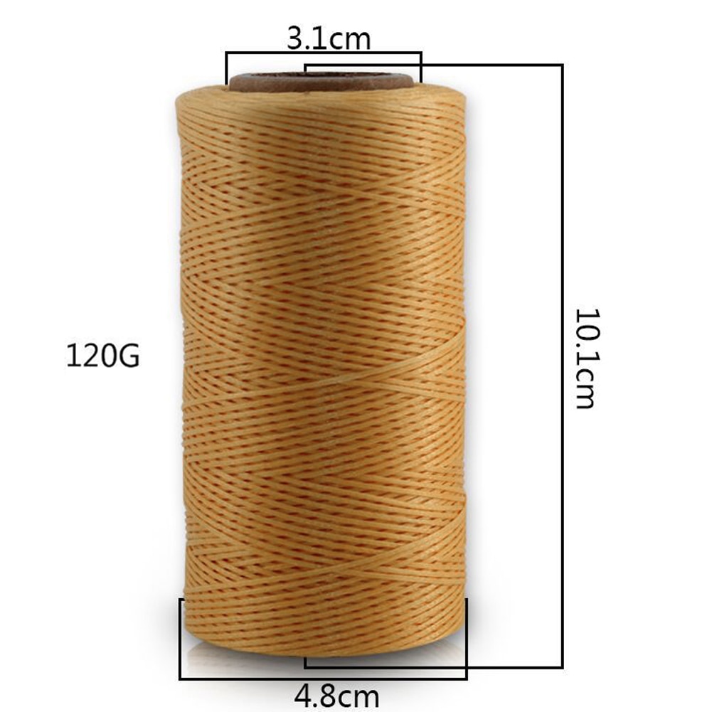 260M 150D 0,8mm Flache Gewachste NäHenne Linie dicke Gewachste Gewinde für Leder gewachste Schnur für Leder Handwerk Hand näHenne Gewinde