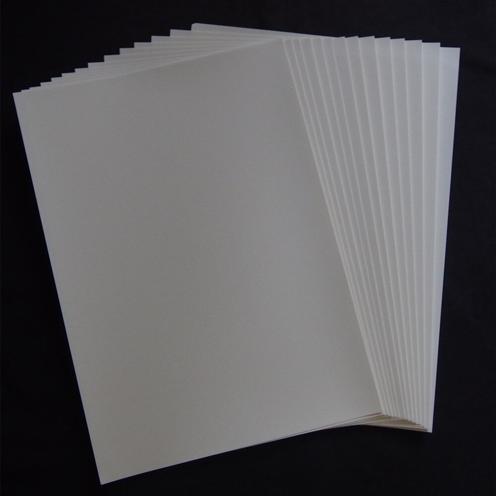 (40 Piece = 20 Clear + 20 Wit) inkjet Water Slide Decal Papier A4 Nail Water Decals Sticker Papier Voor Kaars Waterglijbaan Decalpapier