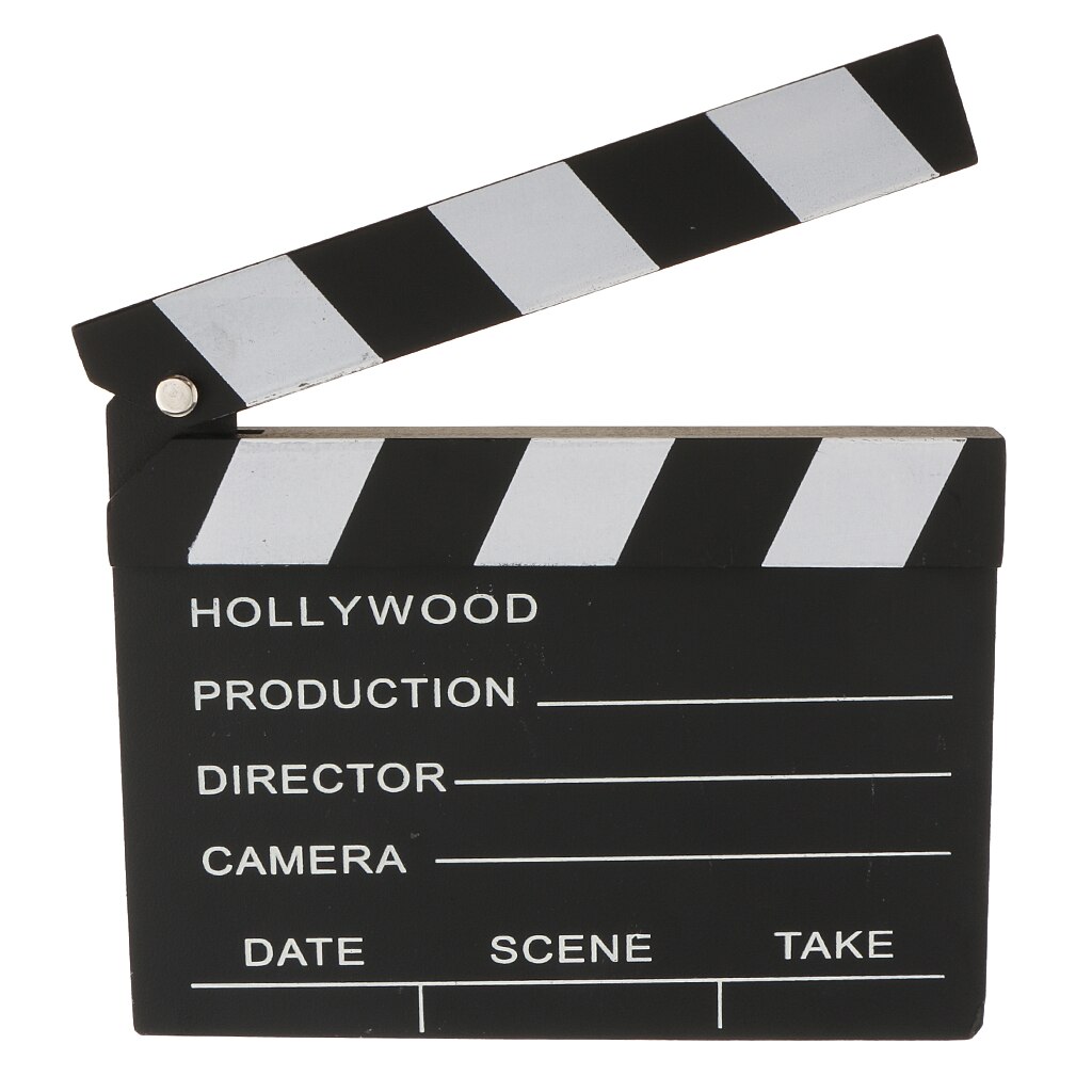 Funny Directors Hollywood Film Movies Party Decoration Clapper Board