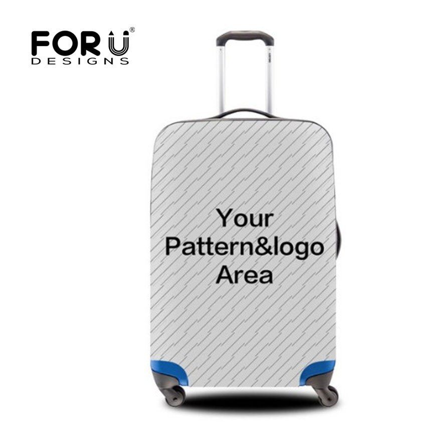 FORUDESIGNS Suitcase Cover - Elastic, Waterproof, Dustproof - Cute Cat Animal Print - S/M/L/XL Sizes: print your image-SML / XL
