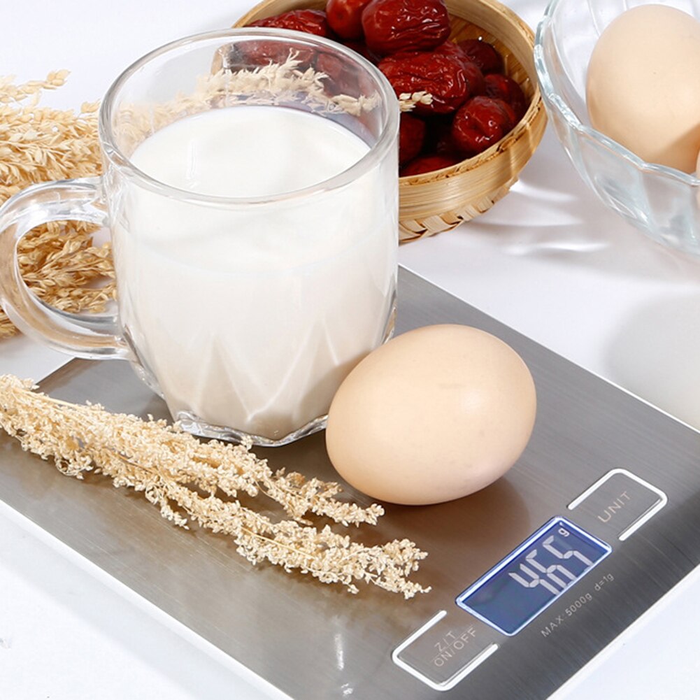 Draagbare 5/10Kg Elektronische Weegschaal Keuken Voedsel Meel Bakken Koken Wegen Tool