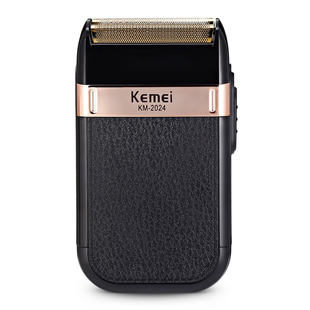 Kemei KM - 2024 Rechargeable Cordless Electric Shaver Men Face Care Beard Electric Razor Machine USB Charge