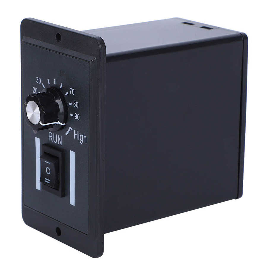 Motor Speed Controller Rate Reduction DC Switch 6A Short-Circuit Protection for 12V / 24V / 36V / 48V Motor Controller