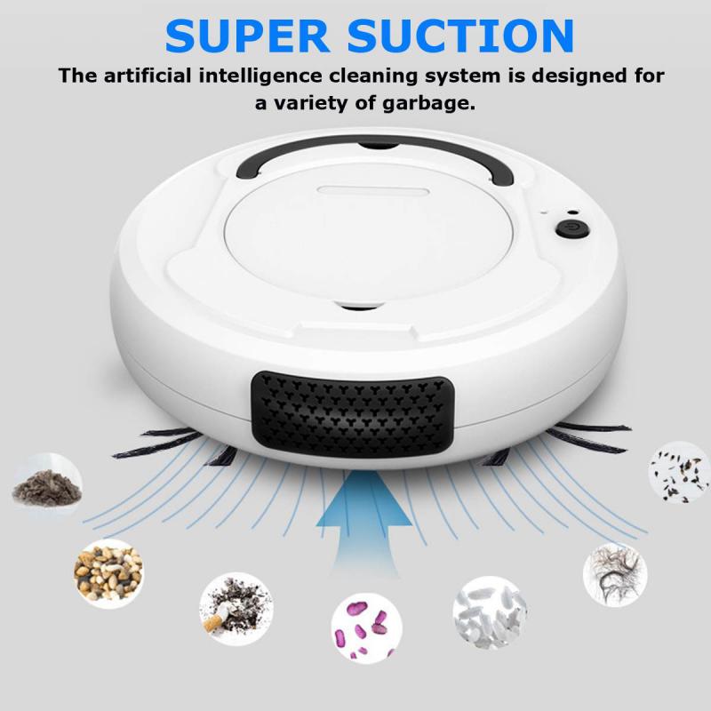 Automatic Vacuum Cleaner Robot Floor Sweeping Machine Smart Clean Robotic Sweeping Robot Floor Dirt Auto Home Cleaning Machine: 06