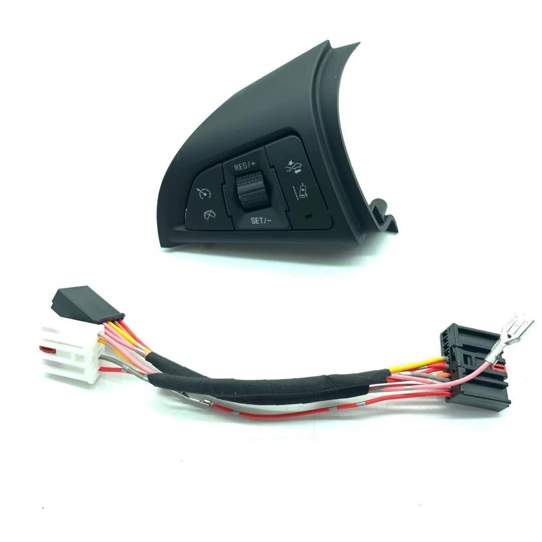 Cruise Control Switch Phone Cruise Control Volume Channel Remote Car Steering Wheel Control Button For Chevrolet Cruze: Yellow