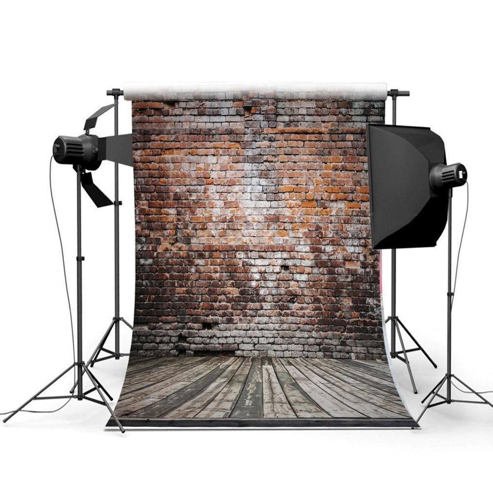 1.5*2.1M Photography Studio Vintage Brick Wall Backdrop Seamless Surface Without Reflective Foldable Photo Background Cloth