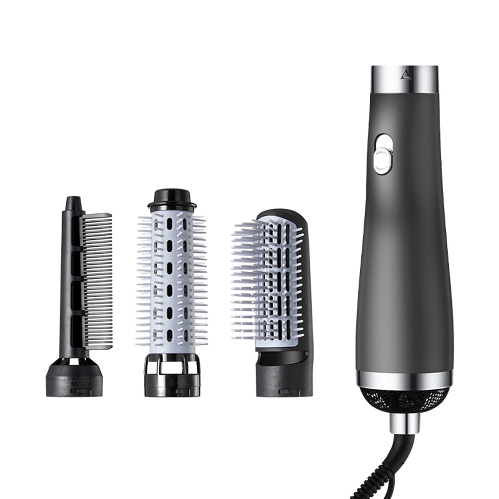 Sèche-cheveux ionique 3 en 1 pour femme, brosse stylée, légère, sèche-cheveux à Air , outil de coiffure, entrepôt RU: Black