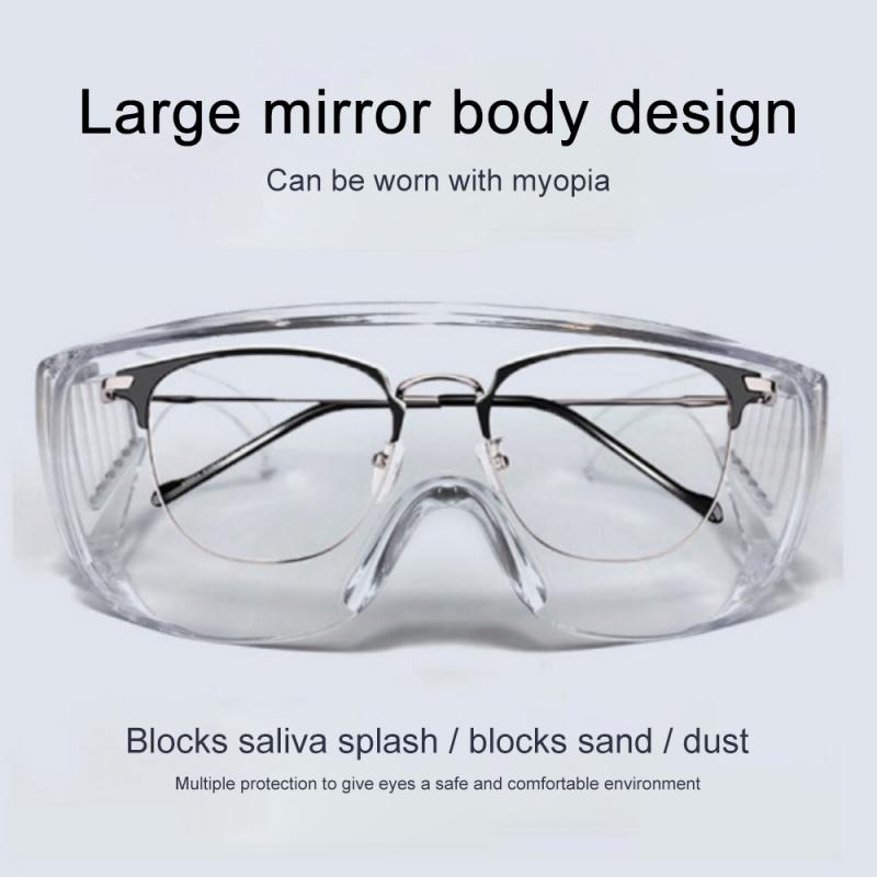 PC-gafas de seguridad para la vista, anteojos protección para la vista, antipolvo y antigolpes, gafas transparentes, protección para deportes al aire libre