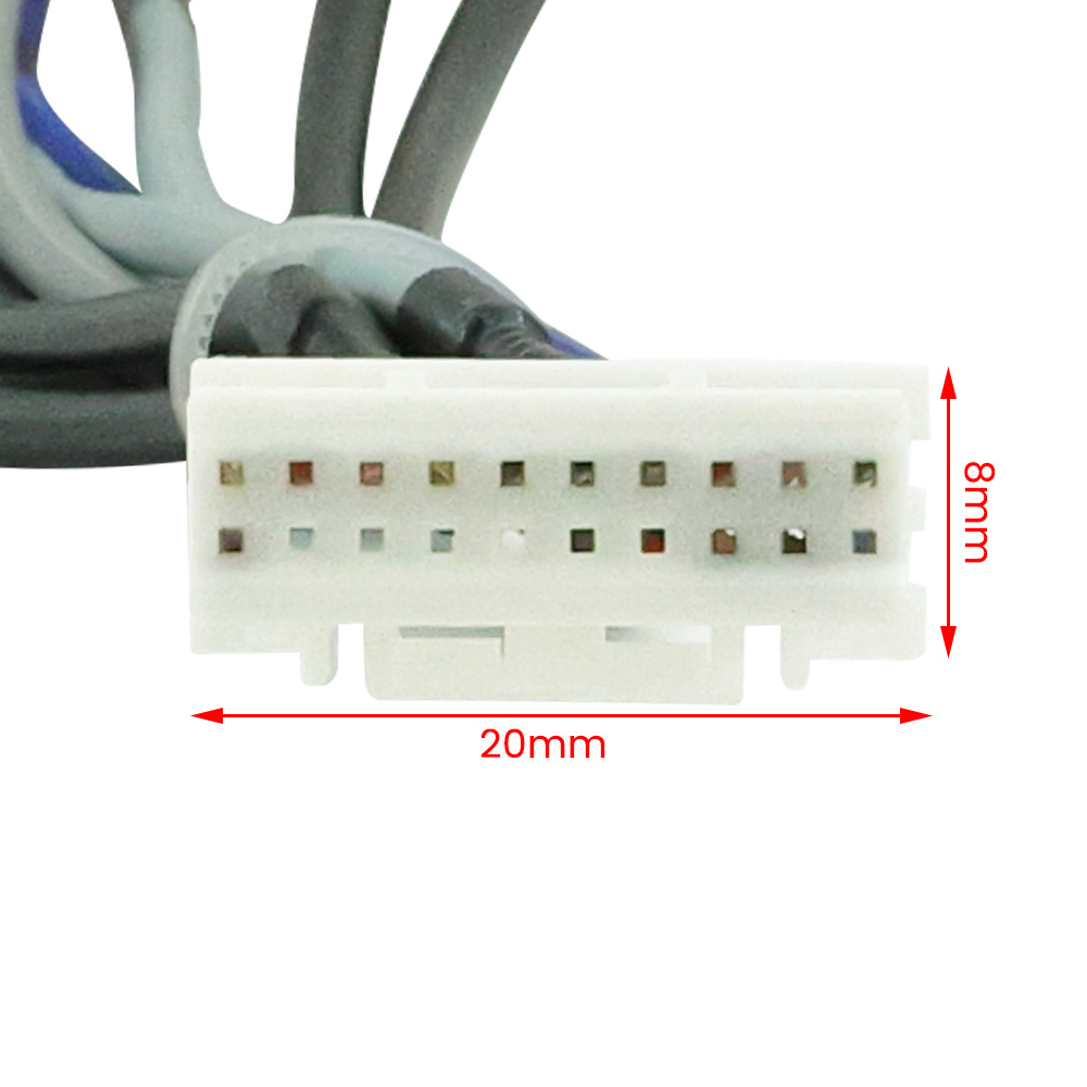 Radio Android estéreo para coche RCA Cable de 20 pines enchufe accesorios para coche salida RCA Universal adaptador auxiliar ventilador de subwoofer ranura para tarjeta SIM 4G