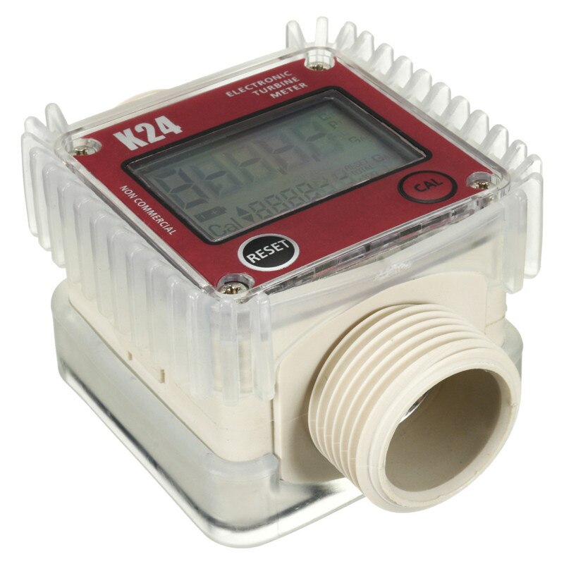 K24 turbo digital flow meter flowmeter Diesel fuel water plomeria flow indicator Turbine Flowmeter caudalimetro sensor Vertical