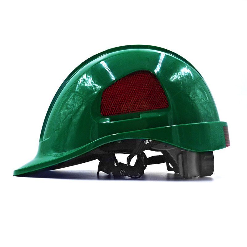 Sikkerhedshjelm abs + pc materiale konstruktion arbejdshætte elektriker isolering anti lavtemperatur hjelme høj styrke hård hat: Grøn