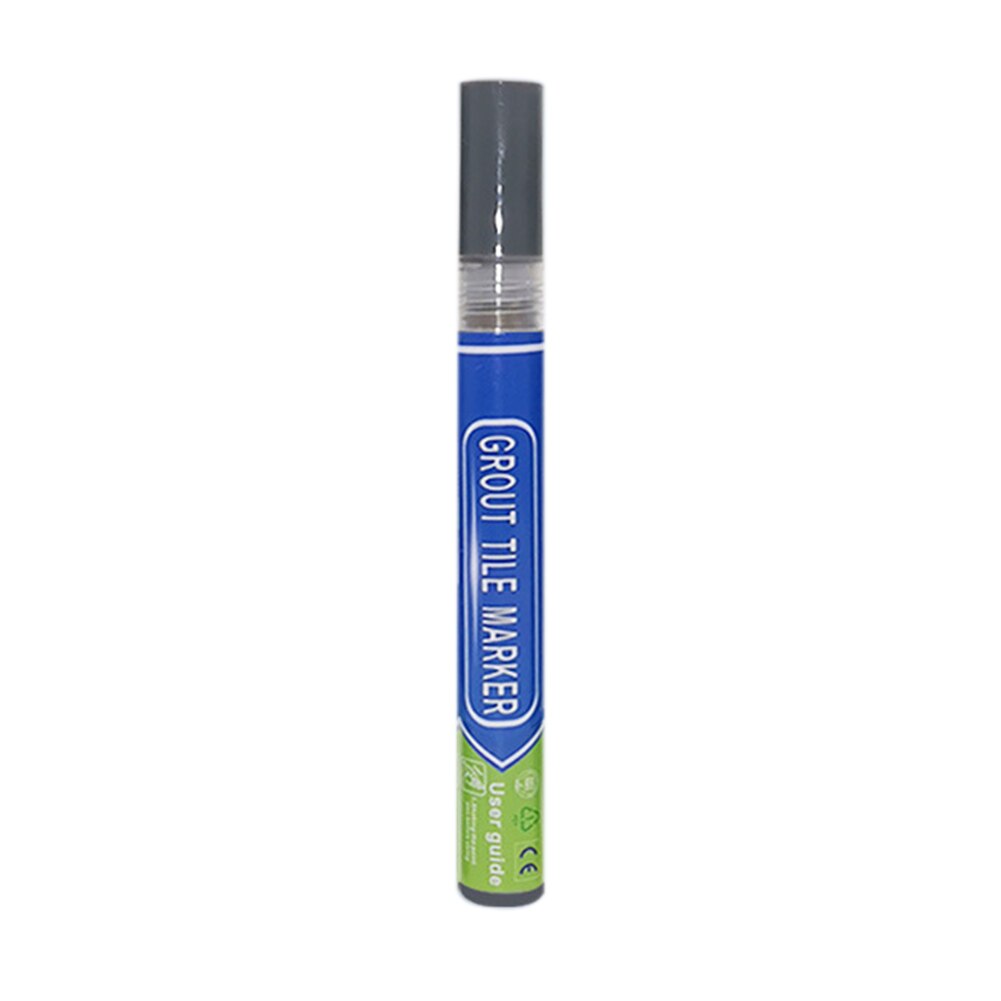Rotulador portátil para reparación de azulejos de baño, marcador de lechada instantánea, recarga de pared, impermeable, de secado rápido, renovación: Dark Grey