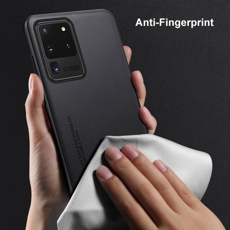 Étui de luxe en cuir PU pour Samsung Galaxy S20 Ultra S20 Plus S20 FE 5G, Coque arrière mate en Silicone TPU, Coque de Protection pour téléphone