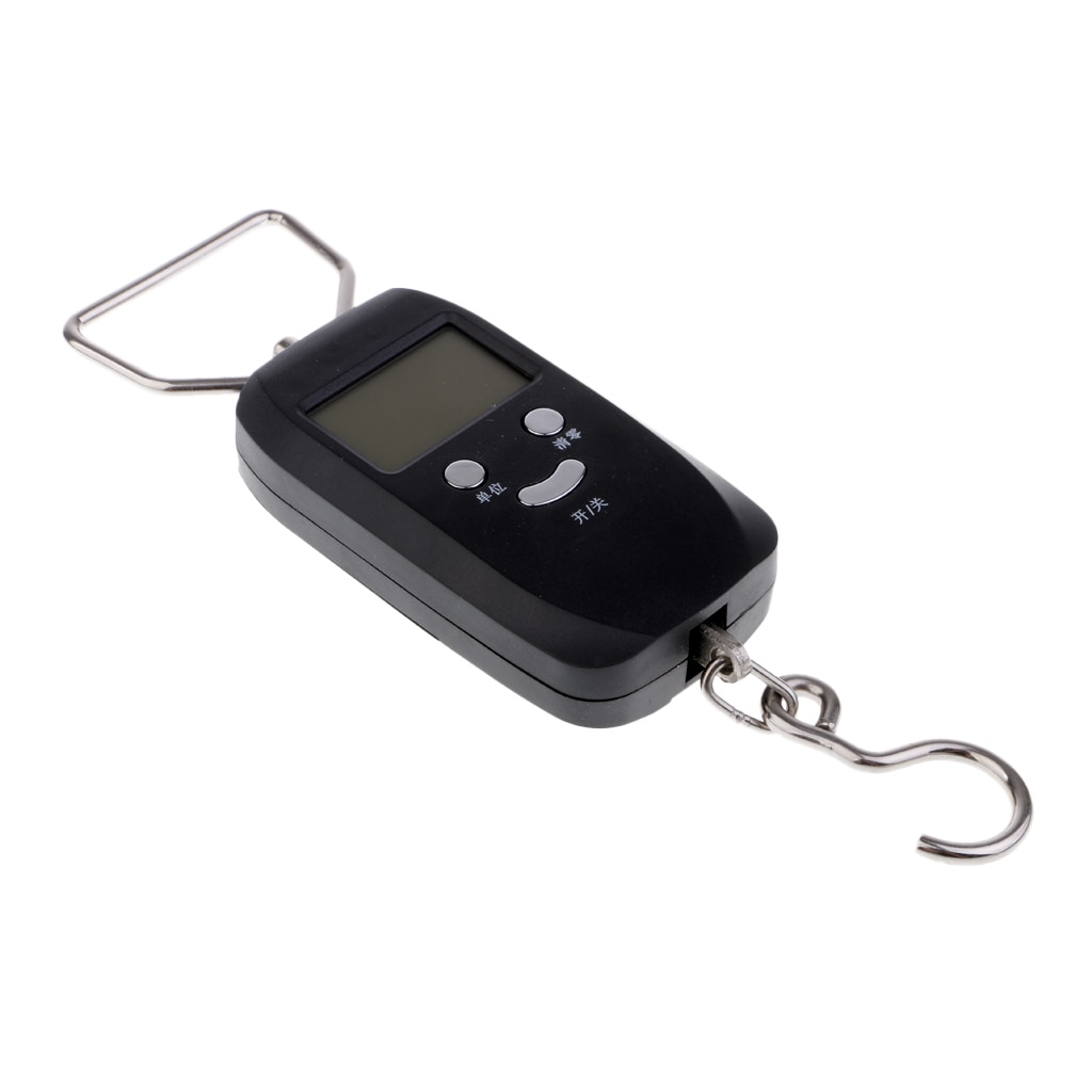 Básculas compactas LCD Digital para colgar equipaje, báscula electrónica de viaje de pesca, herramientas de pesca con retroiluminación