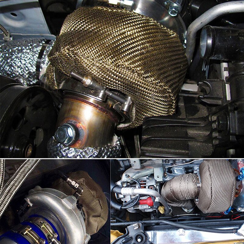 Glass Fiber Fits for T3 Shield Temp Rating Turbo Heat Barrier Replaces Accessories Newest Durable
