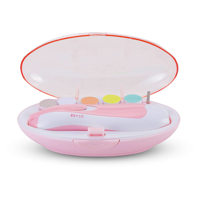 Elektrische Baby Nail Trimmer Kids Schaar Zuigeling Nail Care Safe Nagelknipper Pasgeborenen Baby Care Kit