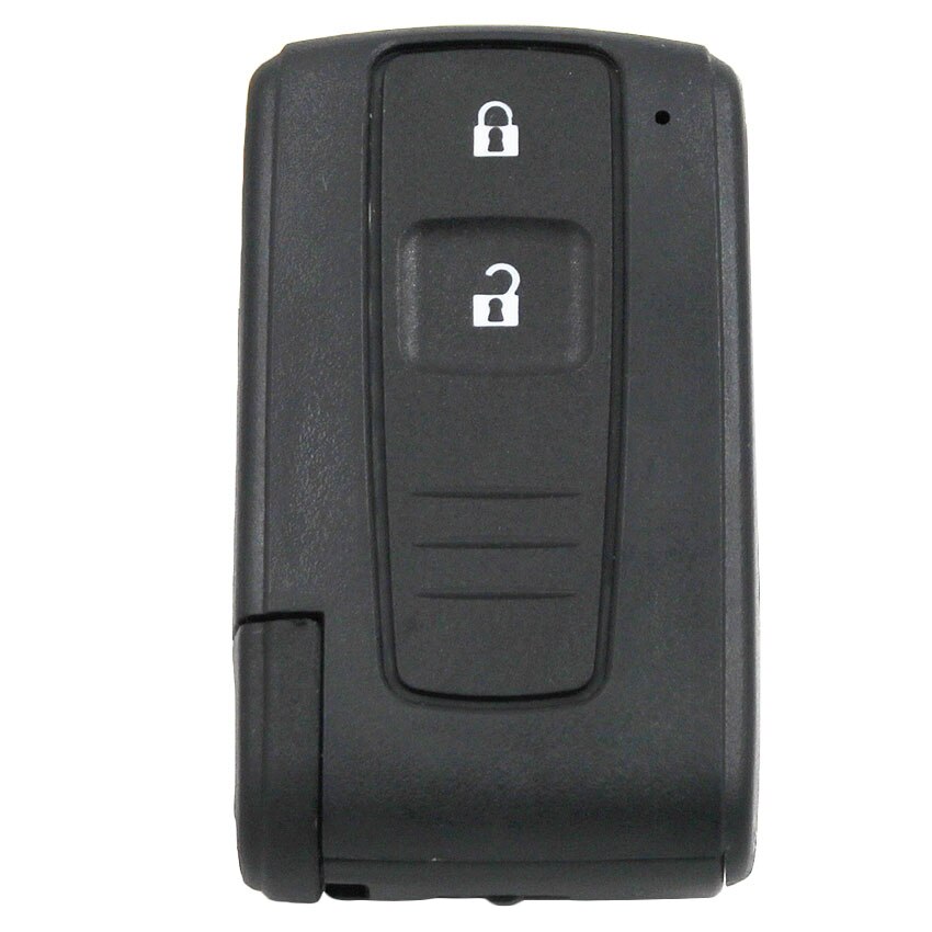 Voor Toyota Prius 2004 Smart Key Remote Fob Case Sleutel Shell 2 Knoppen + Ongesneden Insert Key