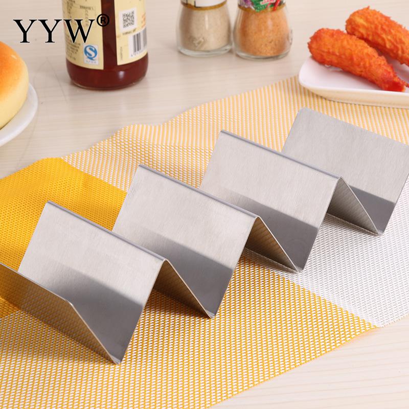 Kitchen Accessories Sandwich Breakfast Holder Mexican Pancake Pancake Holder Taco Holder Stand Stainless Steel Food Holder